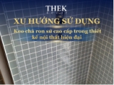 Xu hướng sử dụng keo chà ron sứ cao cấp trong thiết kế nội thất hiện đại 