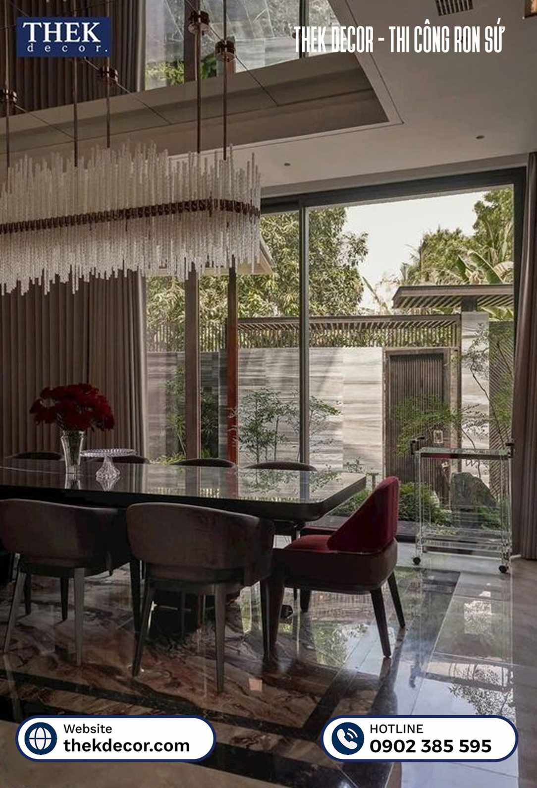  thi công ron sứ