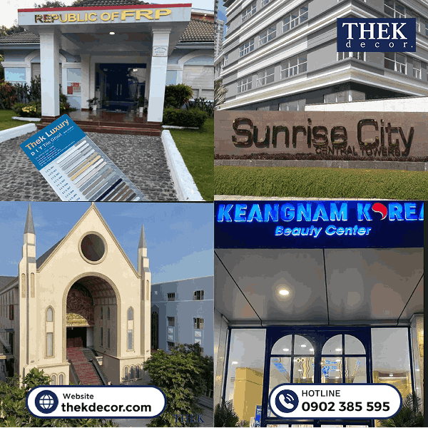 Dự án công trình thi công keo tại Thek Decor